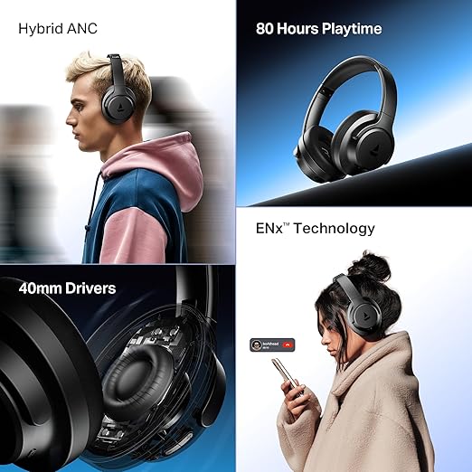 boAt Rockerz 512 ANC wireless headphones - Image 3